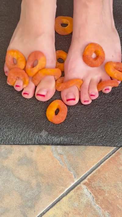 Peach ring fun