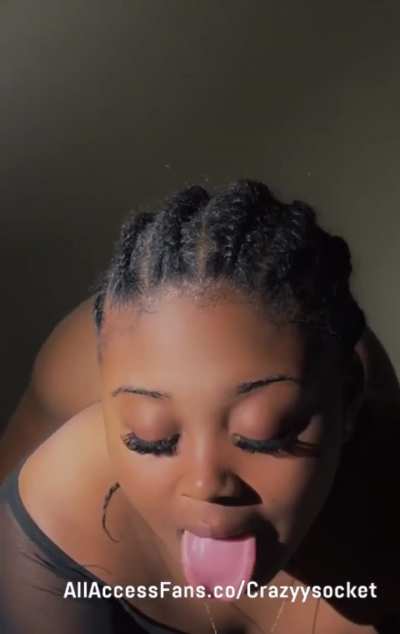 Idk what she doing at this point 😂 (CrazySocket) 