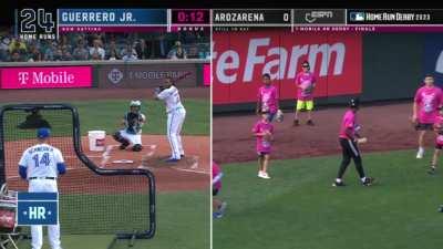 [Highlight] Vladimir Guerrero Jr. hits 25 home runs in the final round of the 2023 Home Run Derby!