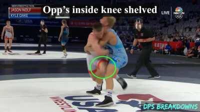 Kyle Dake's Legendary Bodylock Throw at Olympic Trials (DPS Breakdowns)