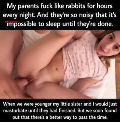 Well, since they can't sleep...