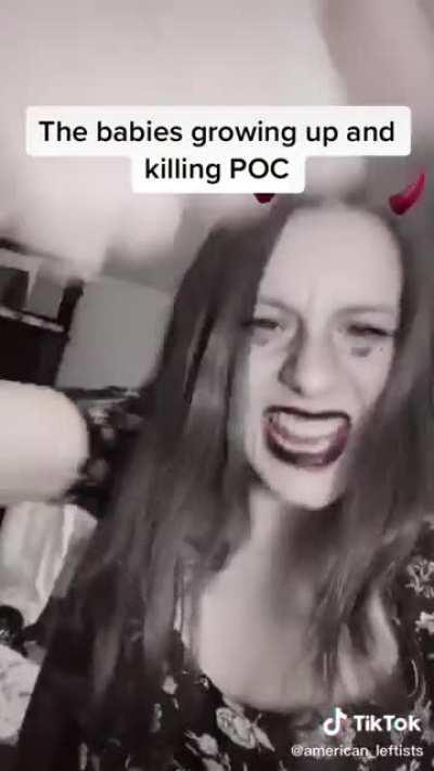 Stand back everyone she’s single handily destroying racism!