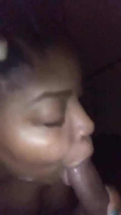 Keep suckin baby w/ nut on ya face