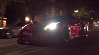 Nissan GTR R35 Liberty Walk widebody kit ❤️