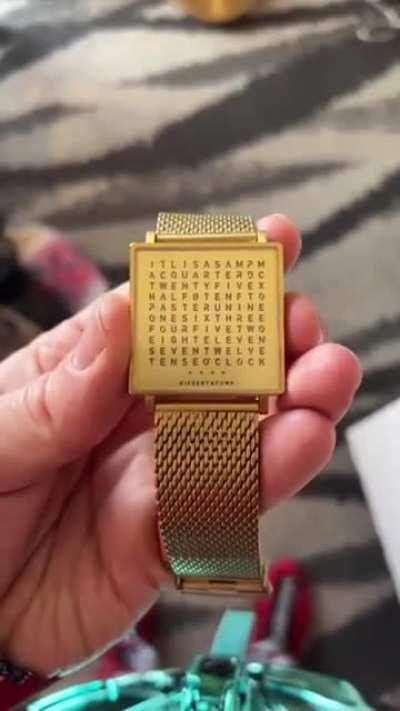 In case you prefer words