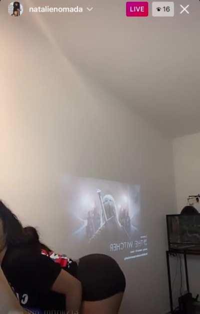 Natalie had a slip at the beginning. 👀