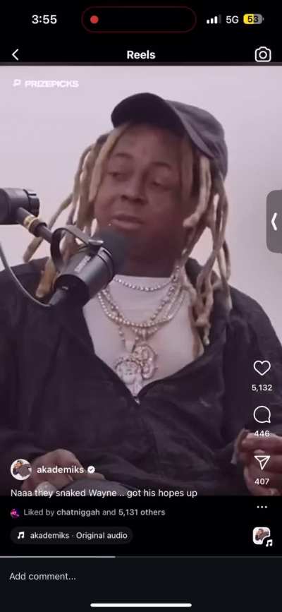 Old clip of wayne speaking on the SB