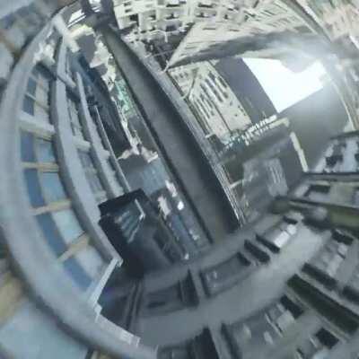 Spinloop2 - Animation of a city flythrough