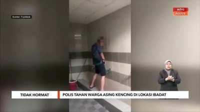 Adoi ni tempat orang sembahyanglah you tak baca ka?