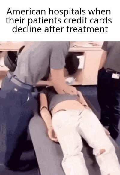 Yeeting the patient