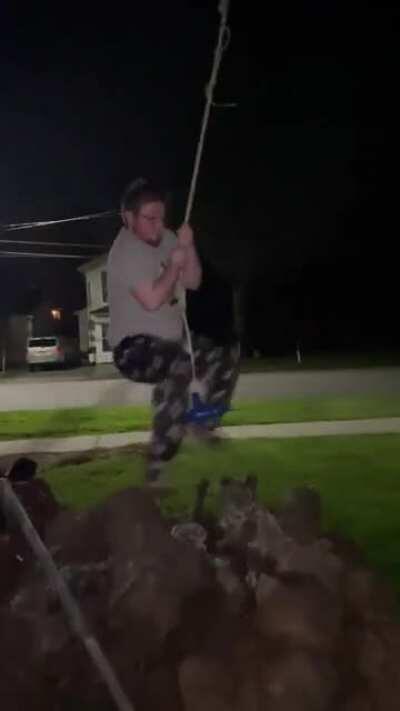 I’m blaming it on the rope being old...