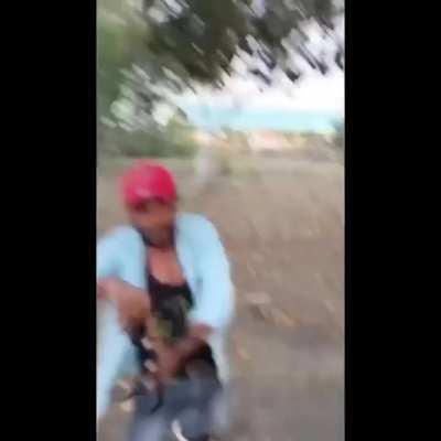 To get away from the snake