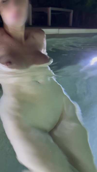 Skinny dipping with my husband on vacation