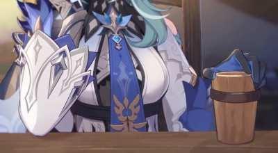 POV: You just got caught looking at Eula’s boobas