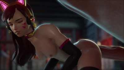 D.va Destroyed By a Horse (Overwatch) [TheBartender]