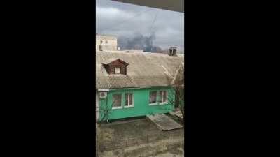 shelling of the heat power station of Lugansk. The shelling continues intermittently. In Donetsk, shelling also began. Now I hear explosions.