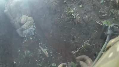 Ukrainian recon company of the 101st Guard Brigade of the General Staff attacked a Russian position near Toretsk. 2023. [Published 06, 2025]