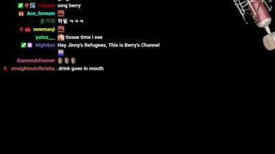 Berry makes a mess on herself