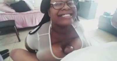 She didn’t even realize How fast She made him nut 😭🥜🍼💦💦