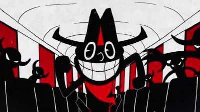 made a loop darkie running through the train as a wallpaper for wallpaper engine