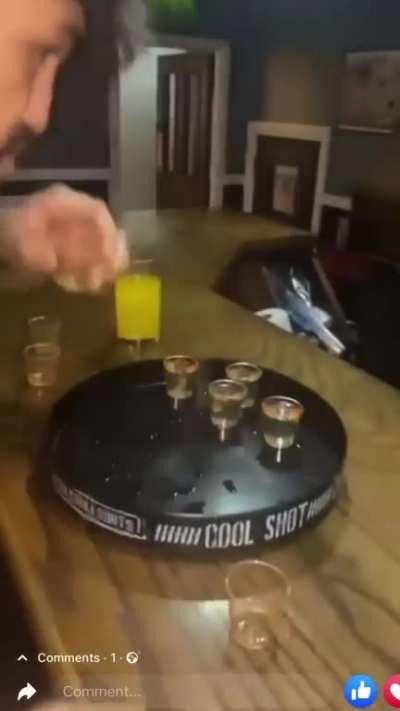 Boasting about drinking 10 shots then caught flipping his van and damaging 8 other vehicles on CCTV while drunk driving.