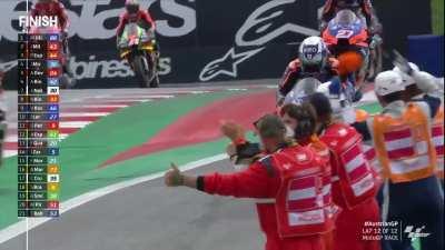 3 years ago today, Miguel Oliveira made *that* overtake to get his and Tech 3's first MotoGP win at the Styrian GP