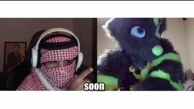 A Swedish man roasting a Brit and a Fr🤢nch on Omegle