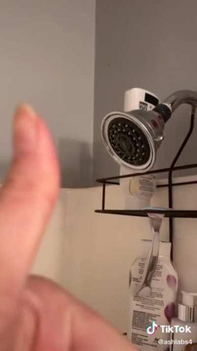 Beans in a shower head