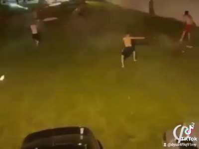 Real life representation of the battle of Geonosis