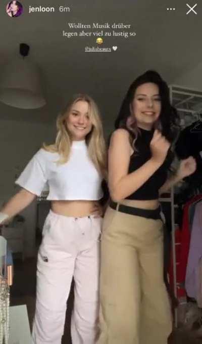 „Schüttel dein Speck“ … Instagram Story von Jenloon vom 27.08.22