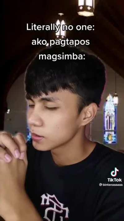 ako pagtapos magsimba