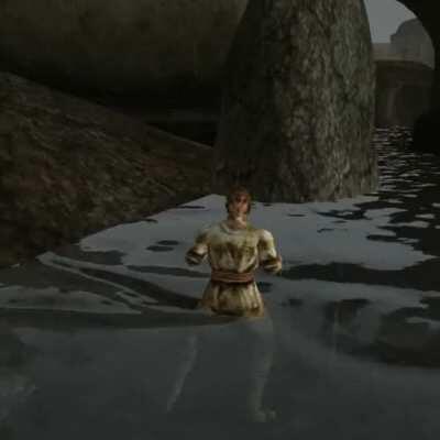 2002 Morrowind water straight up looking like a PS4 exclusive.