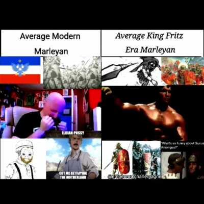 Imagine hiding behind barbarians