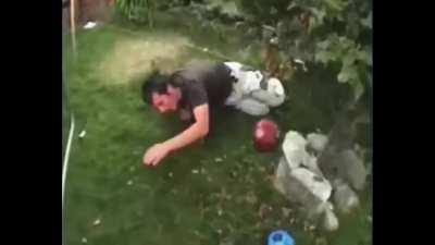 When people think they’re 6 years old and jump on the trampoline