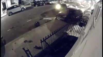 Speeding on a residential street