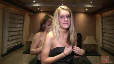 Friends going topless together!