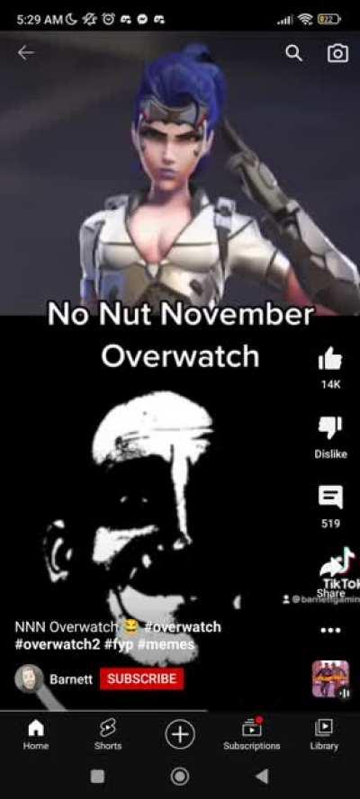 your nnn is: damn overwatch