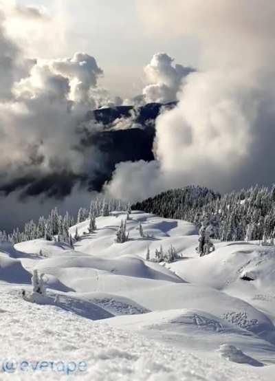 Enjoying these cloud hiking photos! Here's a timelapse of the hike above the clouds on Mt. Seymour, British Columbia