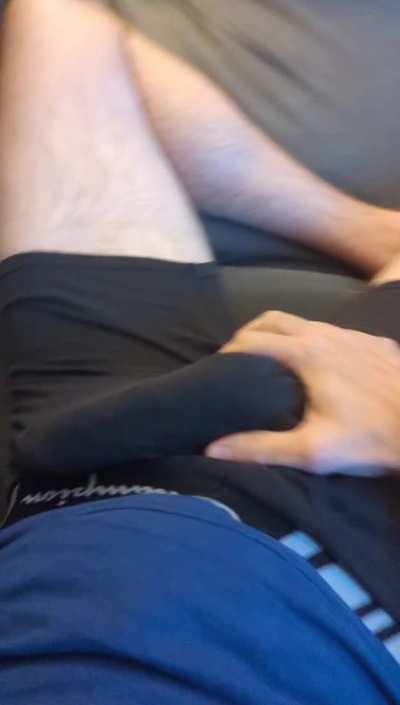 Play with it through my underwear before you take it out. (35)