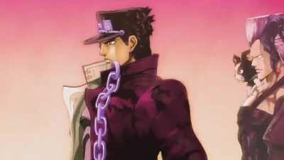 End of the world but I add Shizuka onto jotaro's shoulder