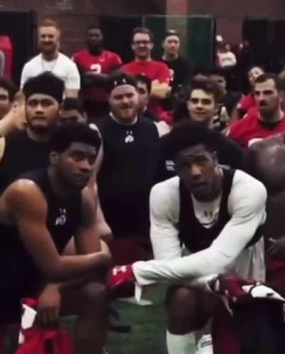 Mom interrupts meeting with good news