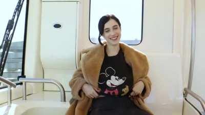 Flashing in the train