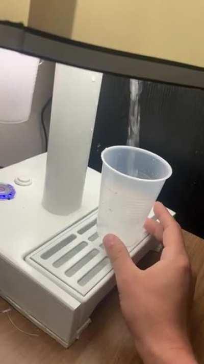 3D printed base of my Water Dispensing Table Lamp (patent pending)