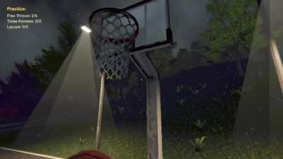 Added dribbling to my basketball horror game. What do you guys think?