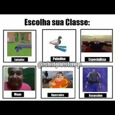 Qual e sua classe?