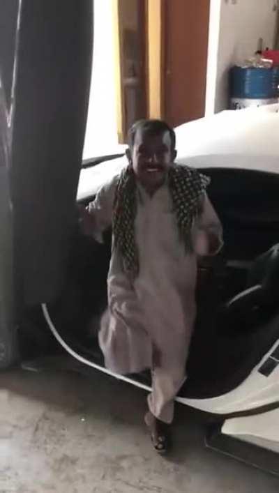 He sounds like one of the minions