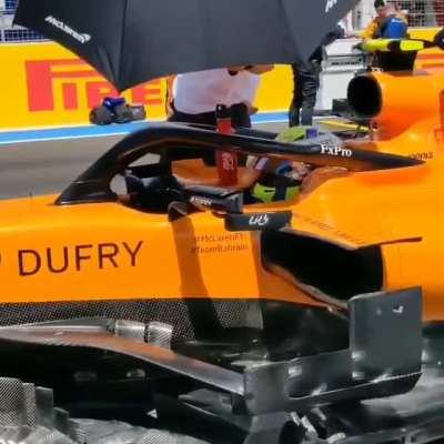 Heavy porpoising spotted on Norris’ car