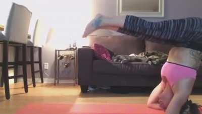 There is nothing more terrifying than yoga!