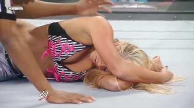 Kelly Kelly laid out