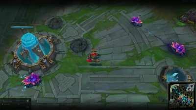 Super Minion dodges enemy Wave and helps us Backdoor